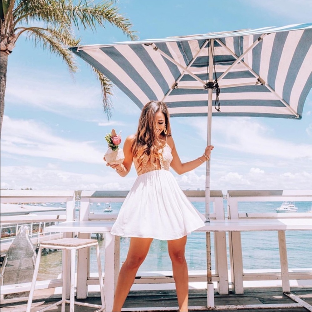 Tularosa Bryce Mini Dress in Ivory